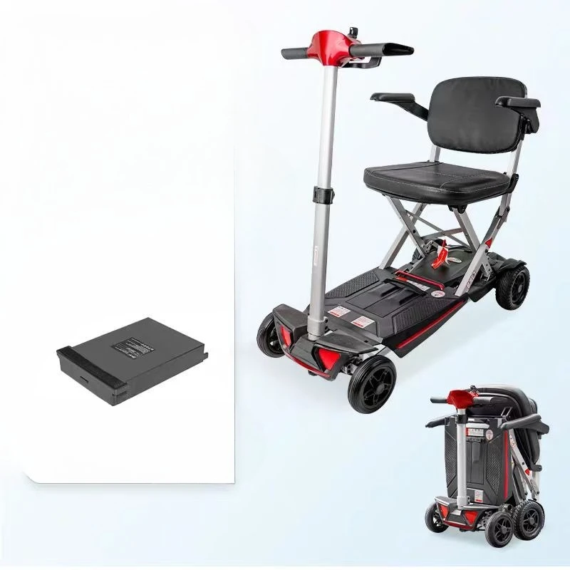 

Ultra-light portable folding electric car for the elderly four-wheeler for the elderly scooter battery
