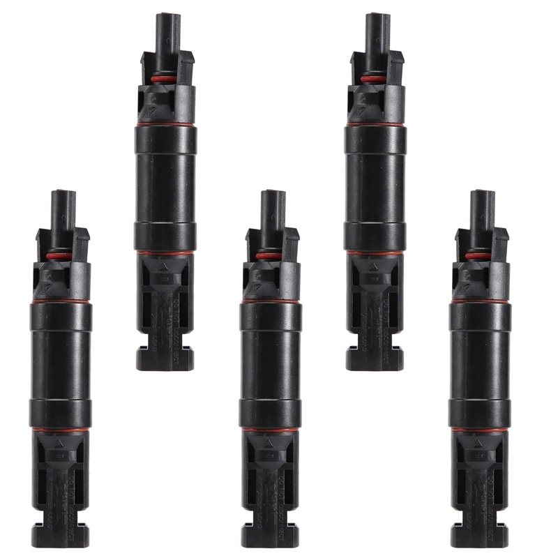 5PCS Solar Connector With Diode Waterproof PV Connector DC1000V 20A IP67 PPO Male Female Connector Plug