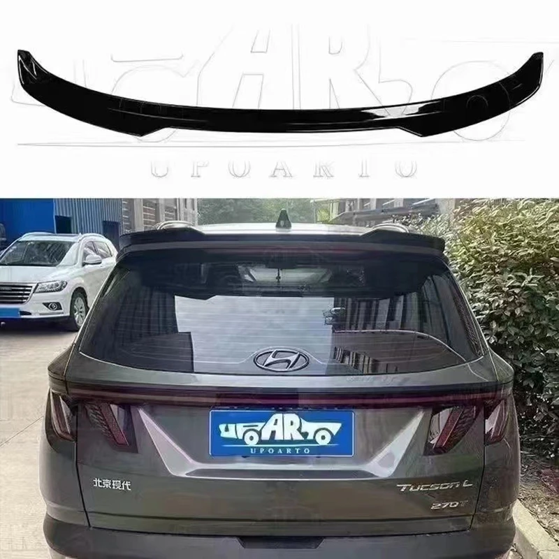 

For Hyundai Tucson 2022-2024 high quality ABS Plastic Unpainted Color Rear Spoiler Wing Trunk Lid Cover Car Styling