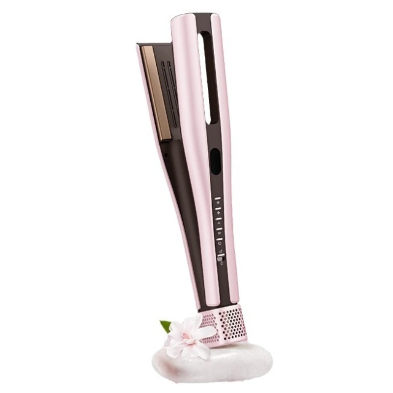 

Dry and wet hair dryer straightener curly dual purpose negative ion care straight board clip ironing women