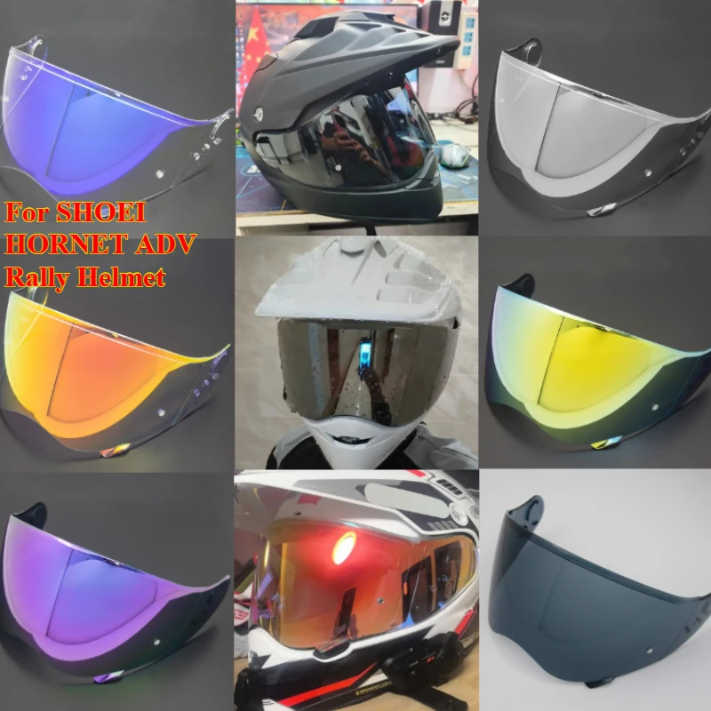 

Motorcycle Helmet Visor Lens for SHOEI HORNET ADV Rally Helmet Anti-UV Anti-Scratch Dustproof Wind Shield for Day and Night