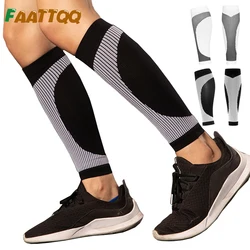 1Pair Calf Compression Sleeves For Women & Men, Leg Support Sports Socks For Pain Relief, Recovery, Running, Travel, Cycling