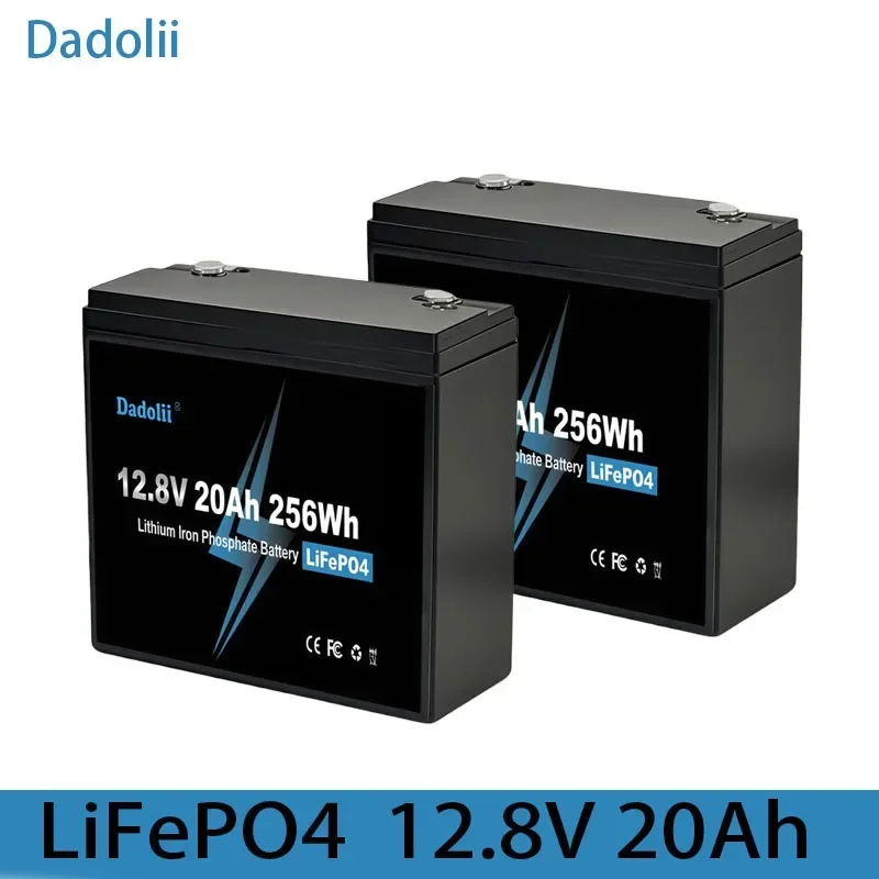

New 12V 20Ah LiFePo4 Battery Lithium Iron Phosphate 12V LiFePo4 Rechargeable Battery for Kid Scooters Boat Motor No Tax