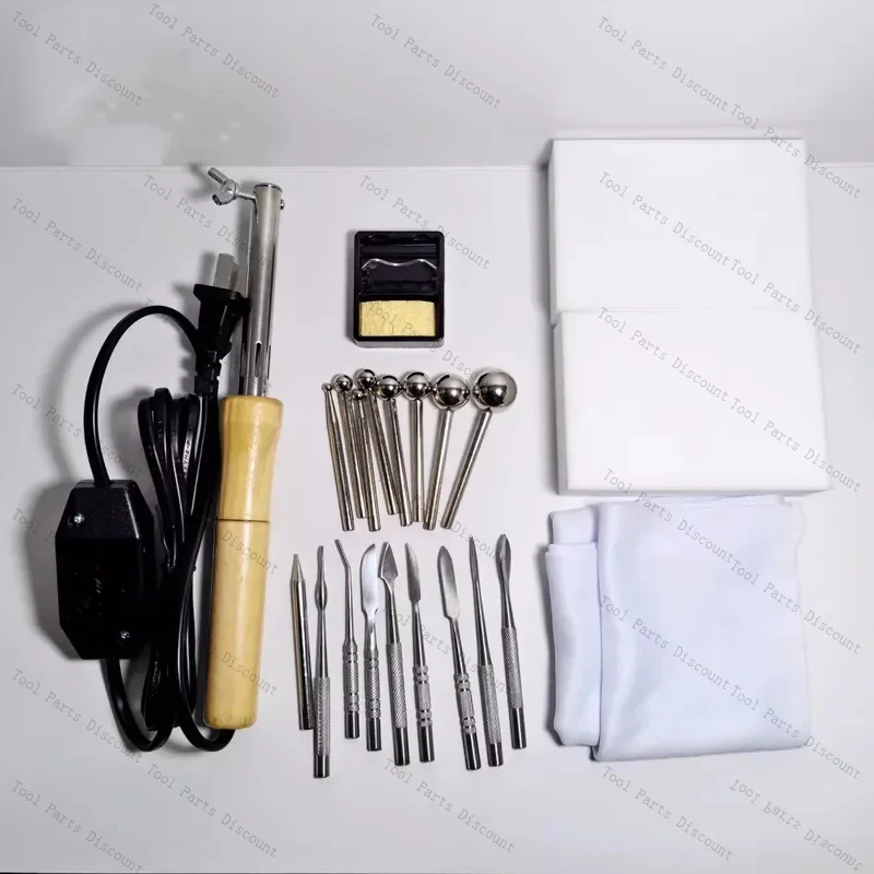 Fabrics Making Tools 220V Iron Temperature Adjustable Velvet Artificial Flower Heated Petal Shape
