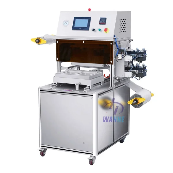 Tray Nitrogen MAP Gas Professional fresh fruit vacuum tray package durian skin vacuum packing  sealing machine