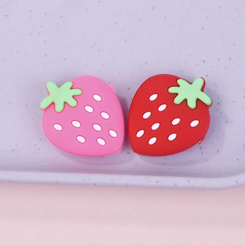 Ammortizzatore per racchetta da tennis con design a fragola Ammortizzatore per vibrazioni in silicone Ammortizzatore per racchetta antivibrante per migliorare