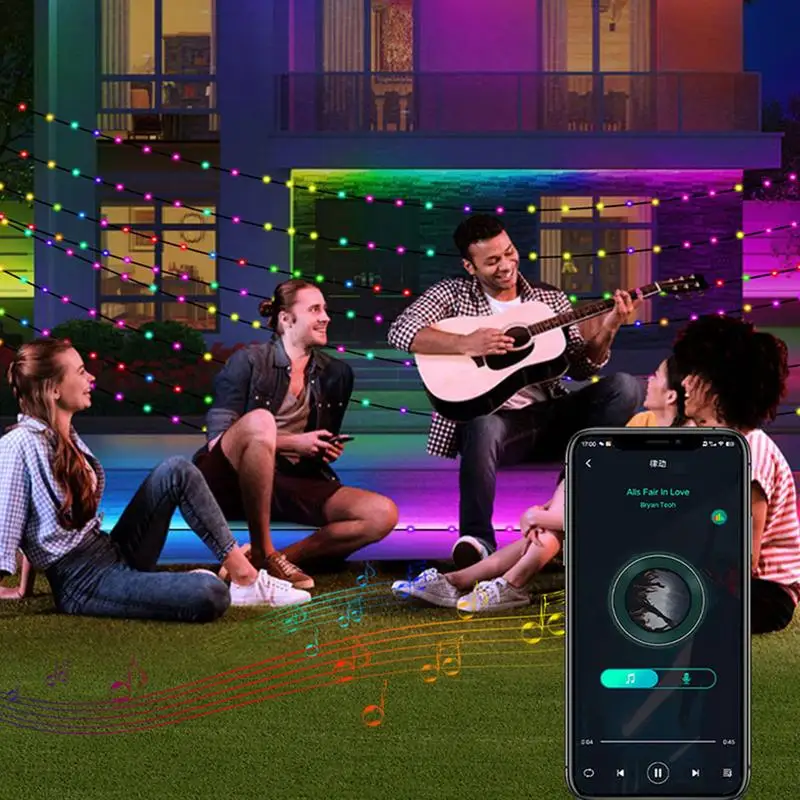 LED Christmas Lights with Remote USB Led String Light Smart Tree Lights Remote Control Lights Fairy garlands DIY Color Changing