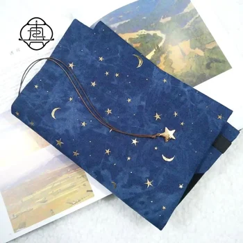 【Summer Night】Original handmade A5 A6 notebook covers protective book sleeve crafted cloth products diary cover, in stock