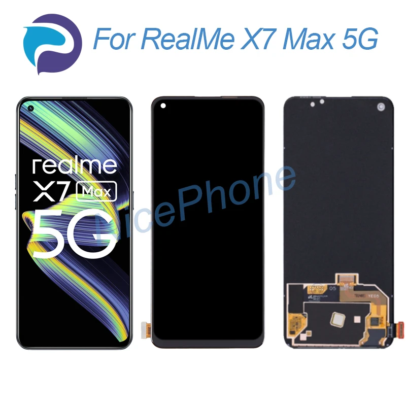 for RealMe RealMe X7 Max 5G LCD Display Touch Screen Digitizer Assembly Replacement For RealMe X7 Max 5G Screen Display LCD