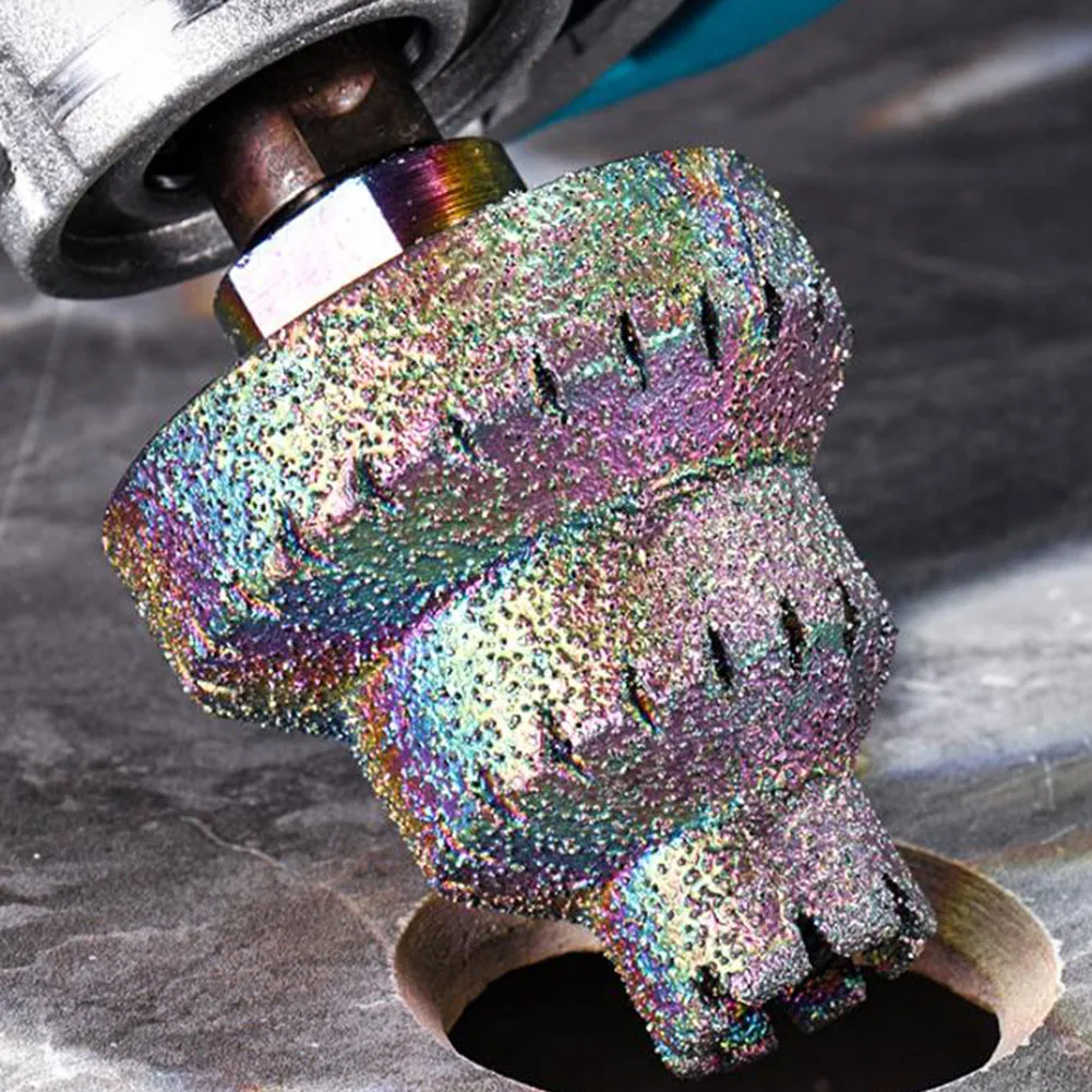 

1 шт., 20-35-50 мм, сверло для снятия фаски, корончатое сверло для гранита, мраморной плитки, камня, увеличенное отверстие, шлифовальные инструменты для снятия фаски