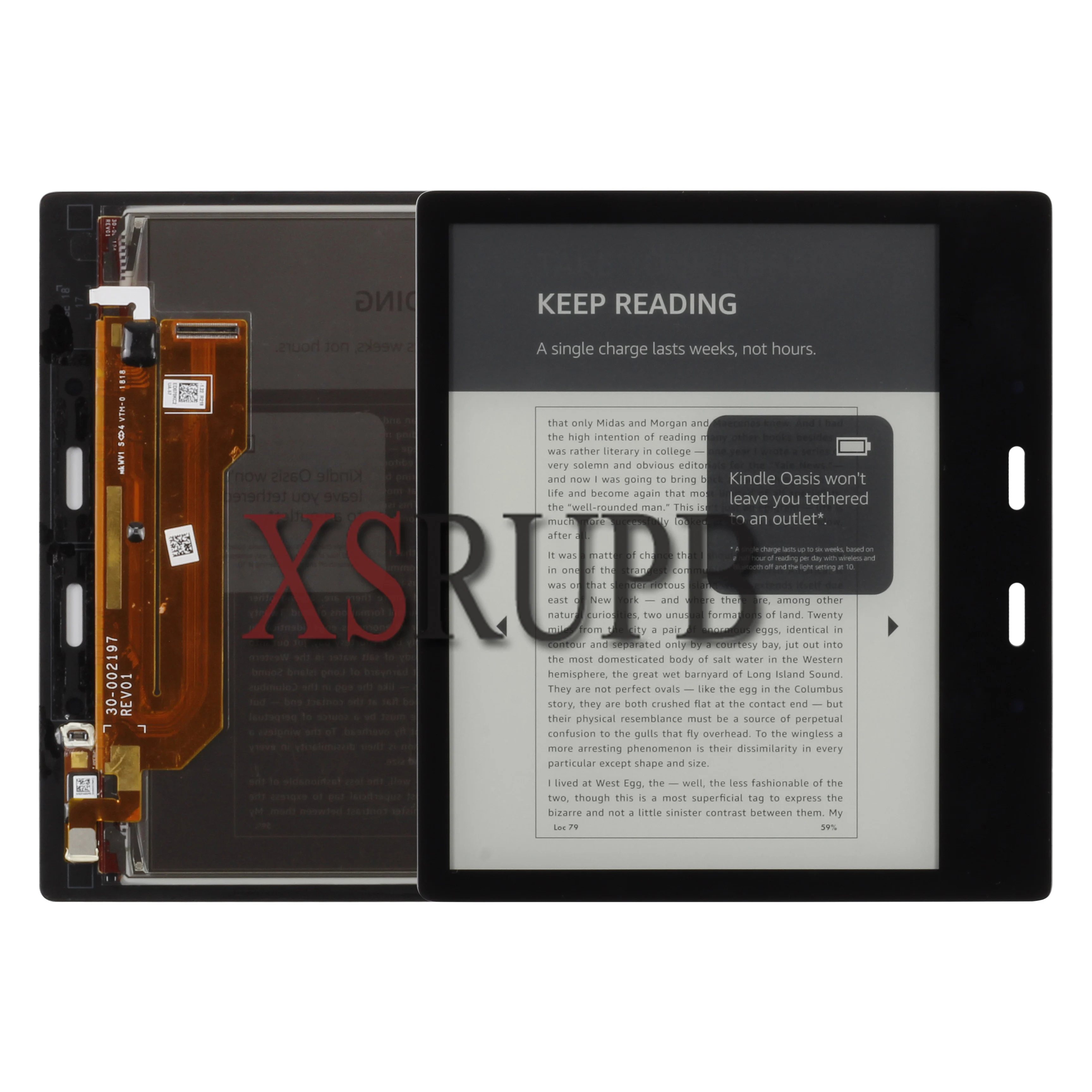 

New 7 inch ED070KC2 Eink Lcd display for kindle Oasis2 2018 CW24WI Reader Screen (Not Oasis 3）