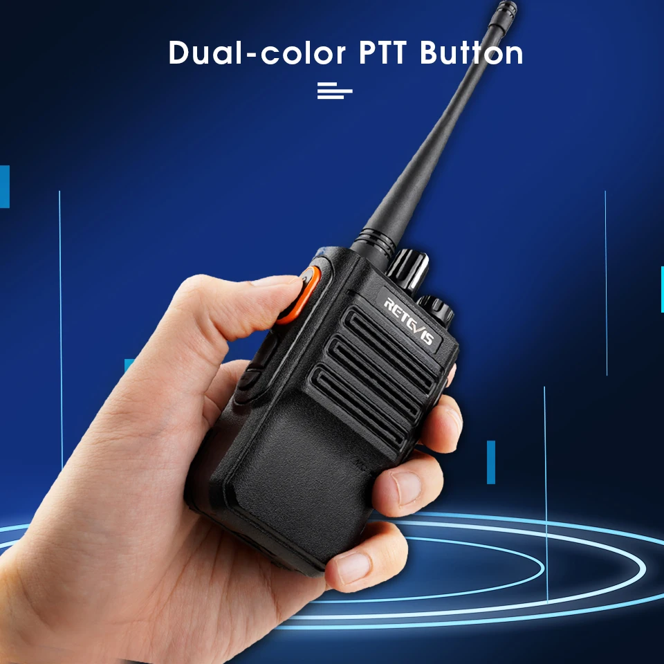 Imagem -02 - Retevis Rb646 Walkie Talkie Ip67 à Prova Dágua Pmr446 ou Frs sem Licença Rádio Bidirecional 16ch Rádio de Longo Alcance ht para Construção