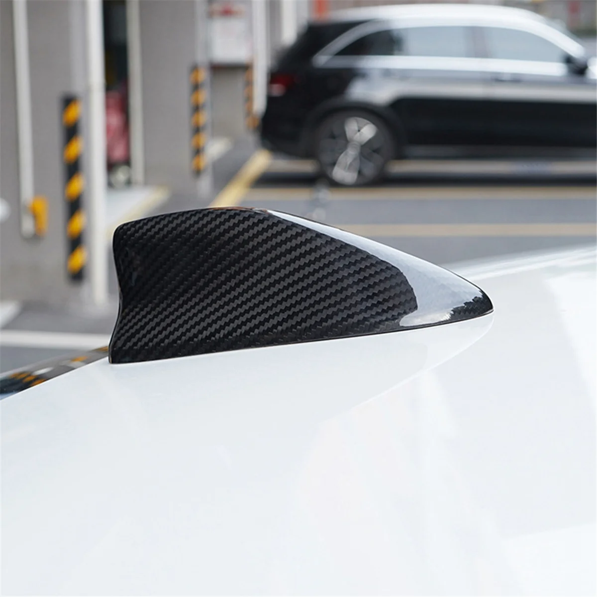 Real Carbon Fibre Car Antenna Cover Shark Fin Radio Signal Base Cover for Honda Accord 10th Gen Accessories 2018-2023