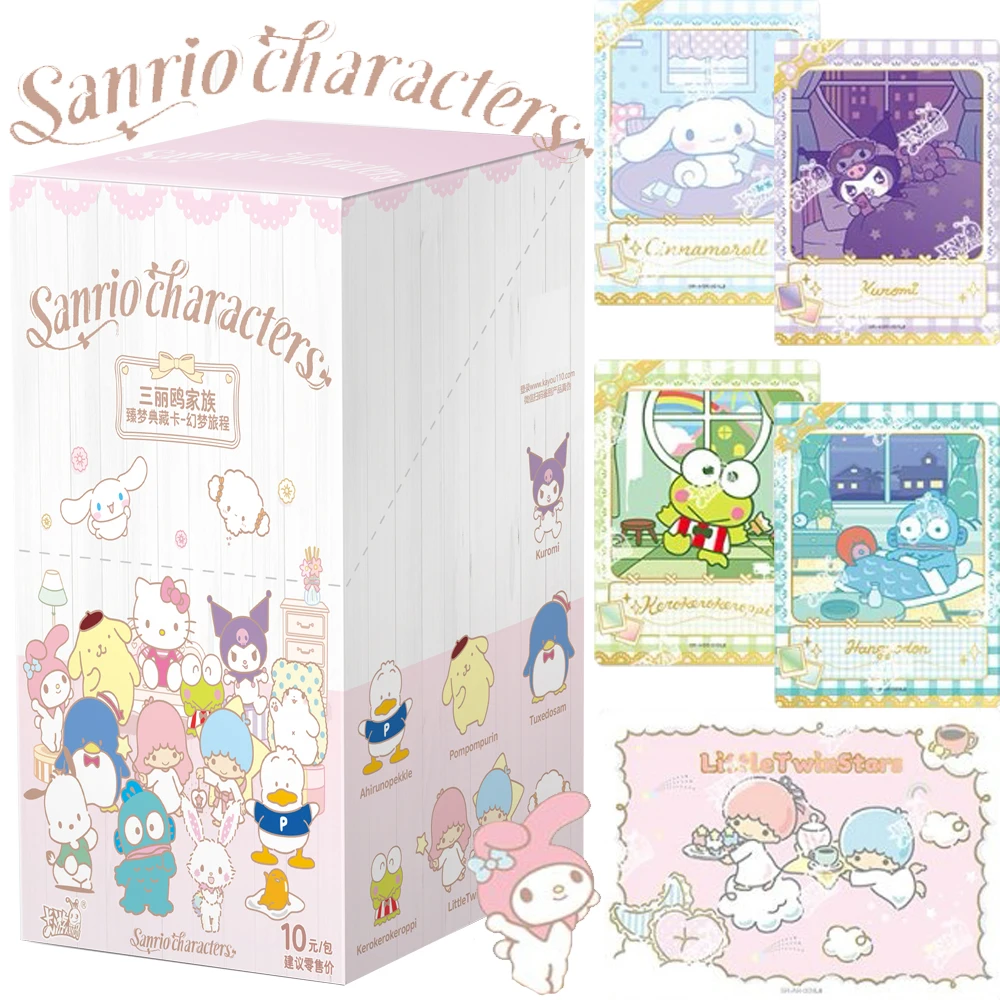 KAYOU Genuine Sanrio Collection Card Anime Cartoon Cinnamoroll Hello Kitty Exquisite Lovely Dreamy Photo Cards Children Toy Gift