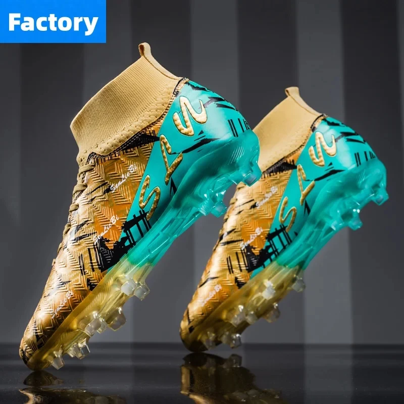2026 Men's FG Soccer Shoes with Ultra-Light Studs, Training & Outdoor Sports Football Cleats for Firm Ground