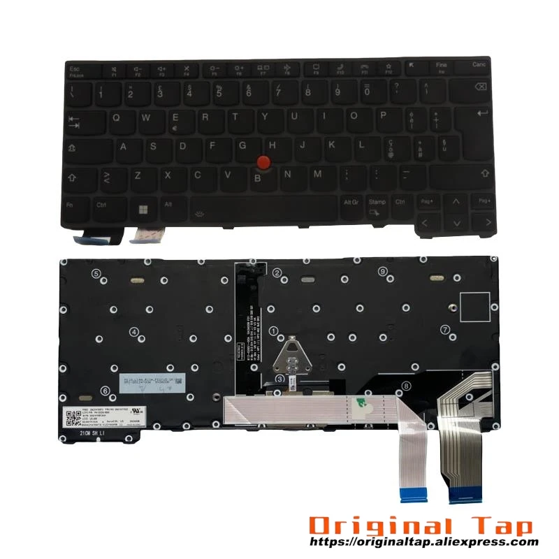 IT Italian Backlit Keyboard for Lenovo Thinkpad X13 L13 Yoga 2-in-1 Gen 3 4 5 5N21H76834 5N21H77054 5N21H77201