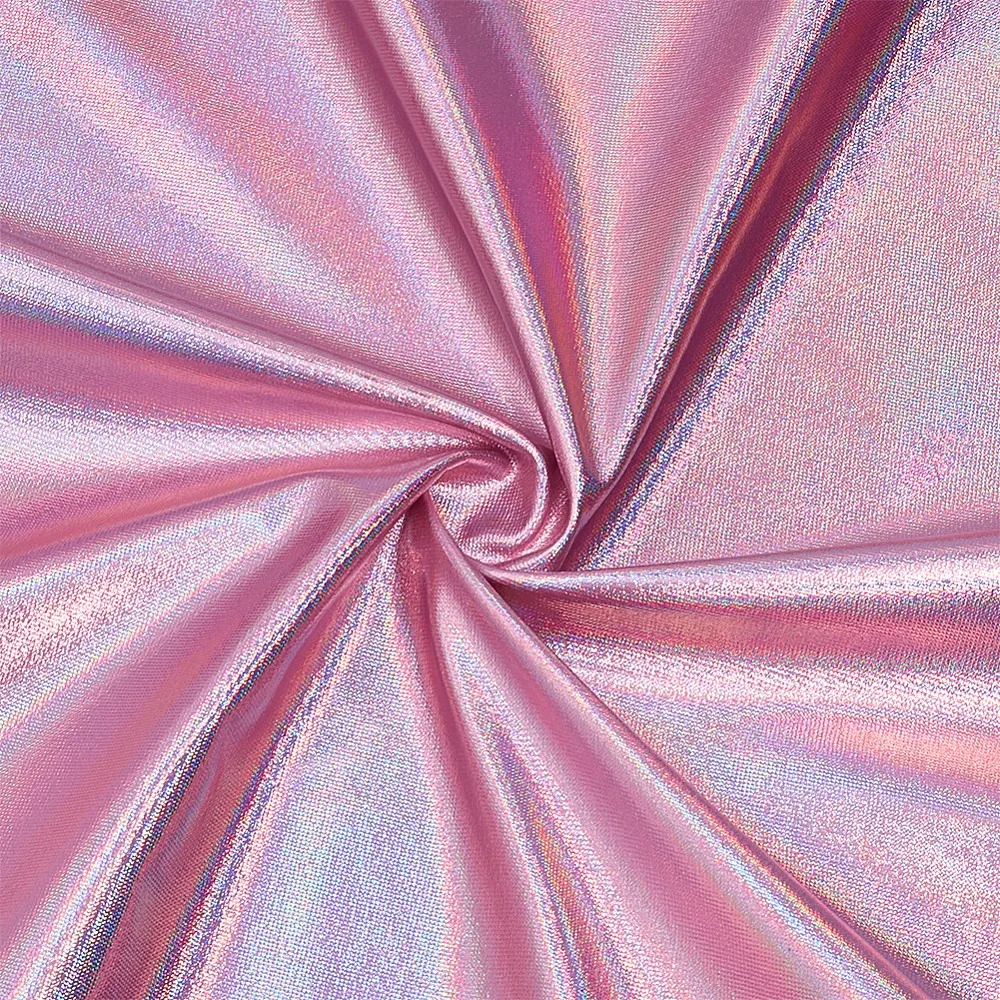 

Polyester Spandex Stretch Fabric for DIY Crafting and Clothing Pearl Pink 1000x1500x0.3mm