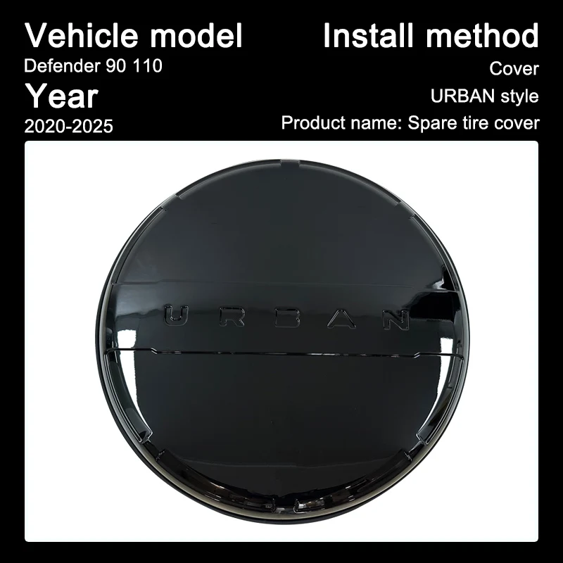 Urban style Spare tire cover for Land Rover Defender 90 110 130 2020-2026 Spare tire cover Suitable for 18-22 inches