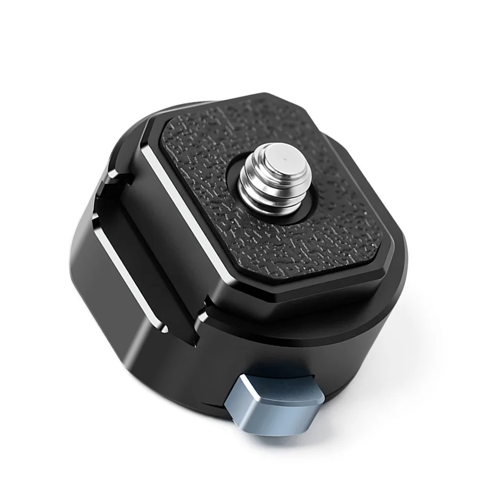 1/4 Schnellverschluss-Halterung mit Anti-Fall-Sperre, Aluminium-Mini-Kamerahalterung für Pocket 4 Pro Gimbal, Sicherer Stativadapter für Vlog-Reisen – Detail 4