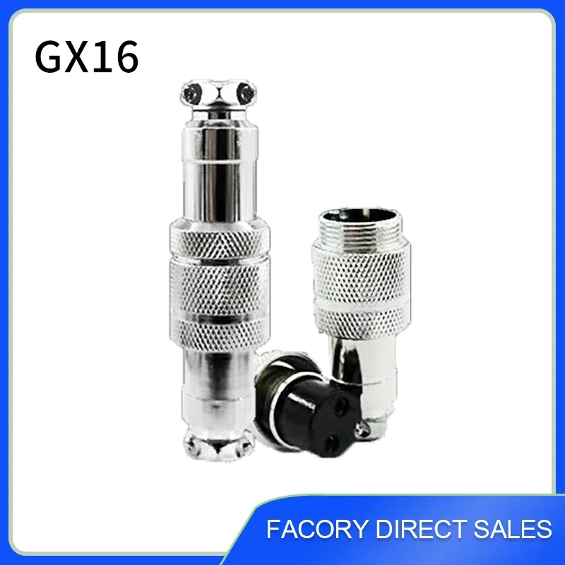 CIXIYCX GX16 Butting Aviation Connector plug Docking 2/3/4/5/6/7/9/10 Pin Plug and Socket connector