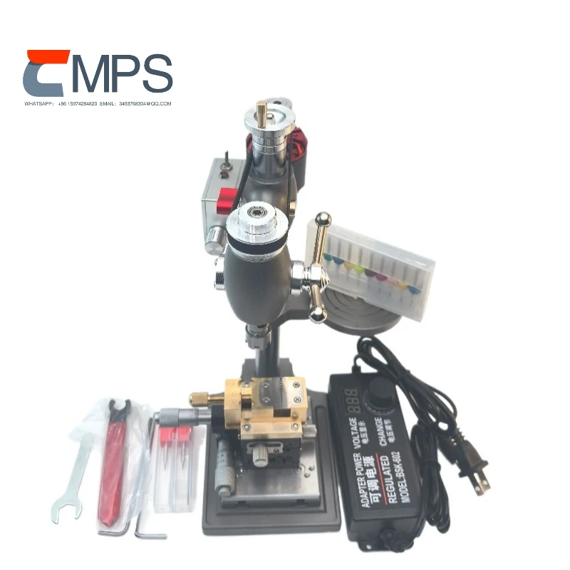 Watchmaker Tools High-Precision Bench Drill for Extracting Broken Screws from Watch Crowns Parts Drilling Machine 110-220V
