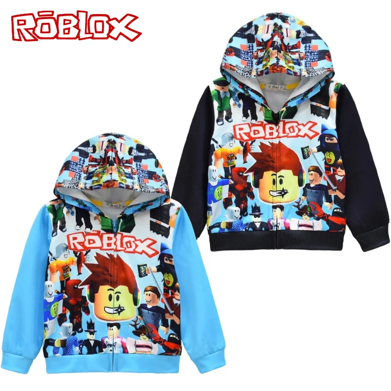 

Game ROBLOX Creative Cute Child Clothing Hooded Digital Printed Hooded Sweatshirt for Children Tiny Cottons Hot ROBLOX Kids Coat