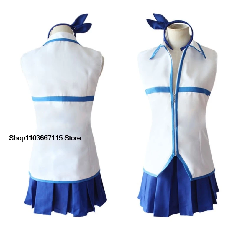 Anime DegradTail Lucy Heartfilia Cosplay Costume pour femme, robe sexy, uniforme de fête d'Halloween, ply Play, carnaval trempé, ensemble Comic Con