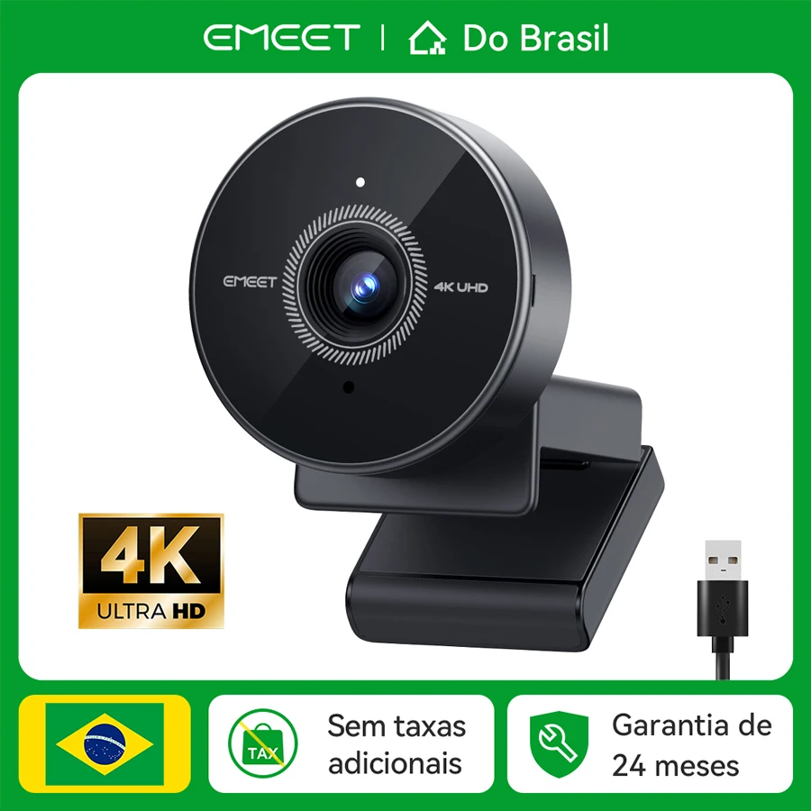 Webcam Emeet C950 4K 1080p 60fps, Câmera Web com Foco Automático de 70°, Câmera - imagem 1