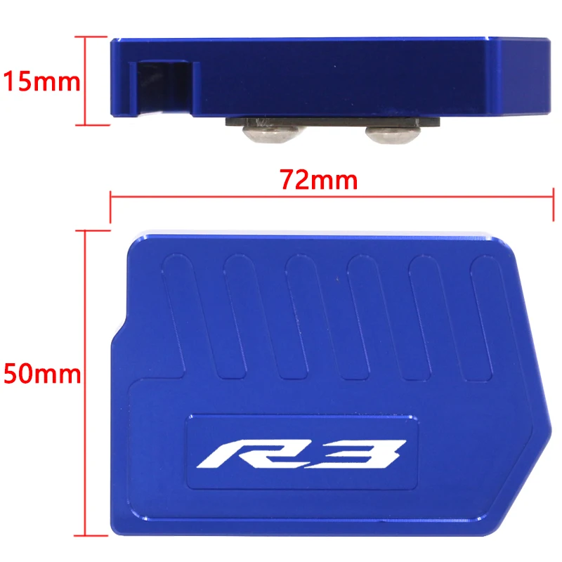 미끄럼 방지 페달 브레이크 페달, 야마하 YZF R3 R25 MT03 MT25 R 3 25 MT 25 03 2019 2020 2021 2022 오토바이 액세서리