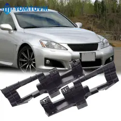 1 Pair Left Right Front Bumper Bracket Support Guide 5211553050 5211653050 LX1043105 LX1042105 For Lexus IS250 IS350 2009 2010