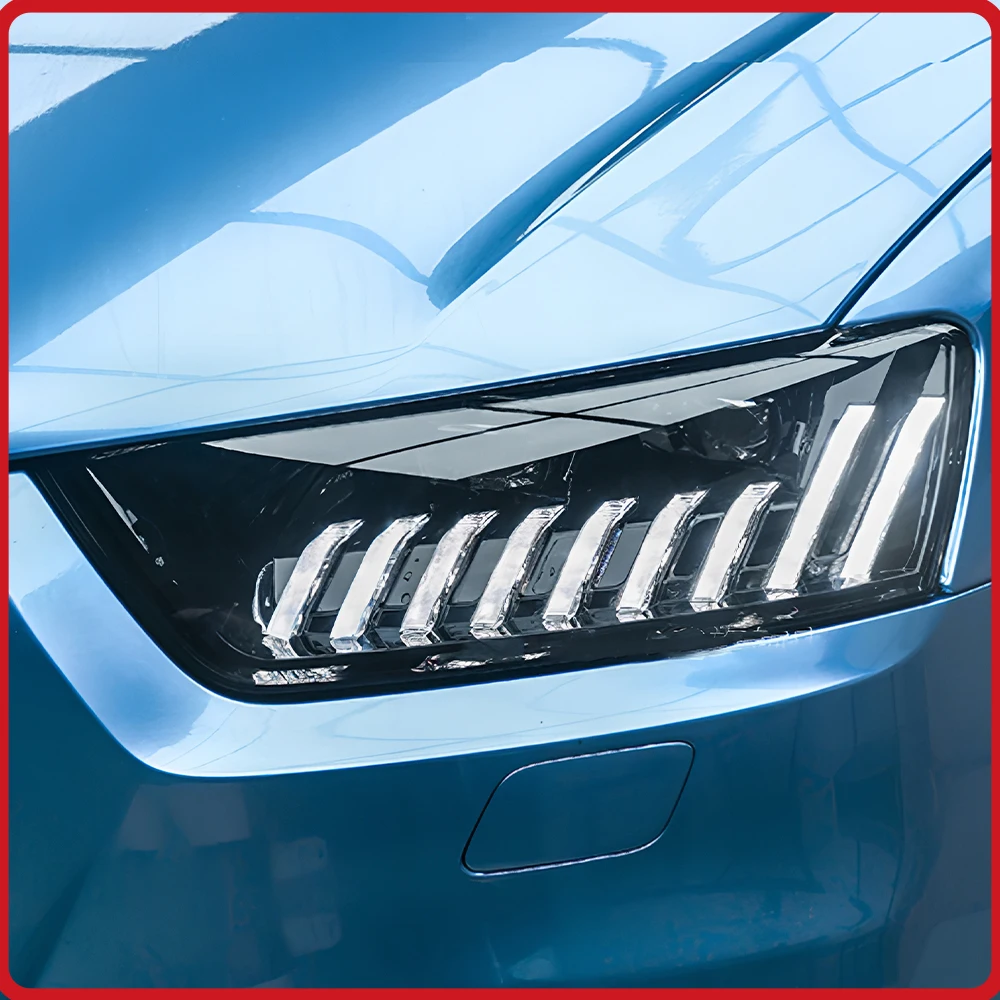 

For Audi Q3 8U 2013-2018 Headlights Assembly Upgrade LED Lens Car Accessories Startup Effect Streamer Turn Light Plug and Play