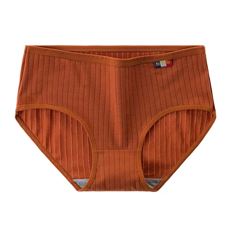 5PCS Women Cotton Underwear Seamless panties Sexy panty Female Breathable Solid Color Underpants Girls' Lingerie Briefs image 4