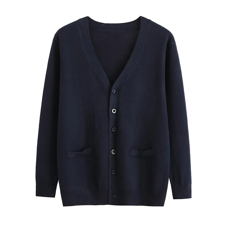 

Couple's Cardigan Sweater Spring Autumn Loose Fit Polyester Fiber Men's Women's Chorus Performance Knitted Wear School Sle