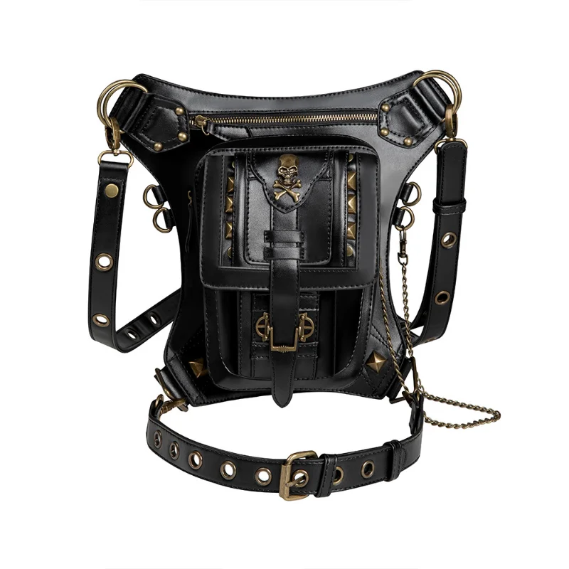 Chikage-Bolso de hombro sencillo para hombre y mujer, bandolera de alta calidad con personalidad, estilo Steampunk, exquisito