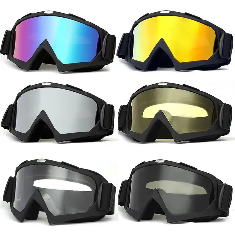 Protective Goggles Outdoor Motorcycle Windproof Sandproof Eyewear Tactical Anti-Explosion Face Shield Motocross Ski Glasses