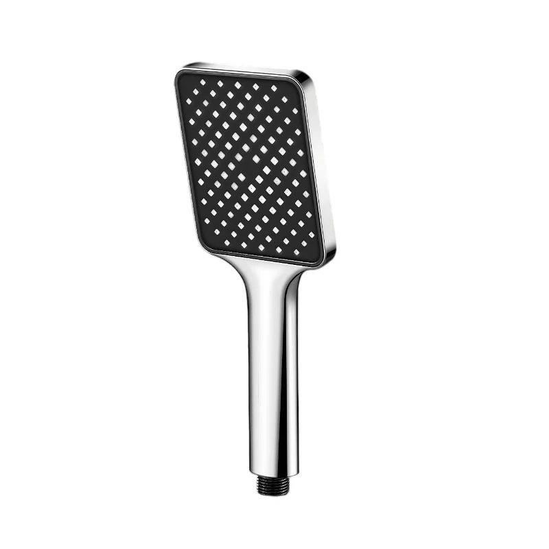 Handheld Shower Head Pressure Booster Coarse Holes Large Panel Hand Spray Bath Shower Head Large Water Volume Rain Shower Head