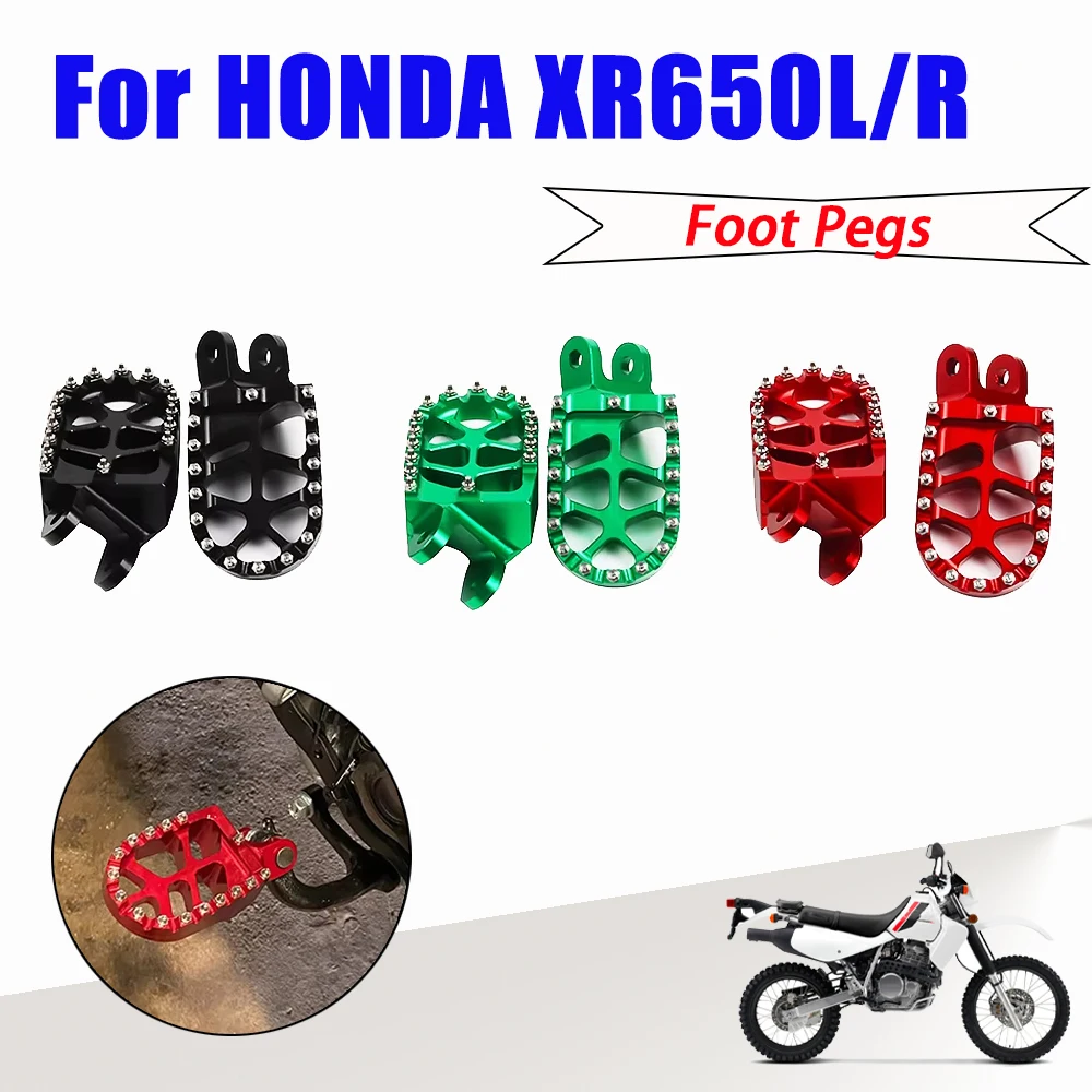 Für HONDA XR650L XR650R XR600R XR600 XR650 XR 650L 650 L R 650R 600R Motorradzubehör Fußrasten Fußpedale – Detail 1