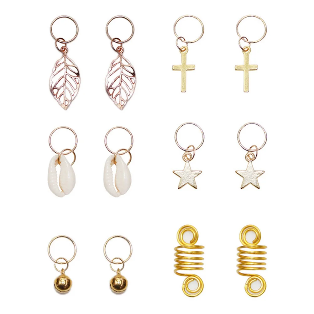 

Hair Extension Accessories Clips Hollow Out Decoration Rings Headdress Braiding