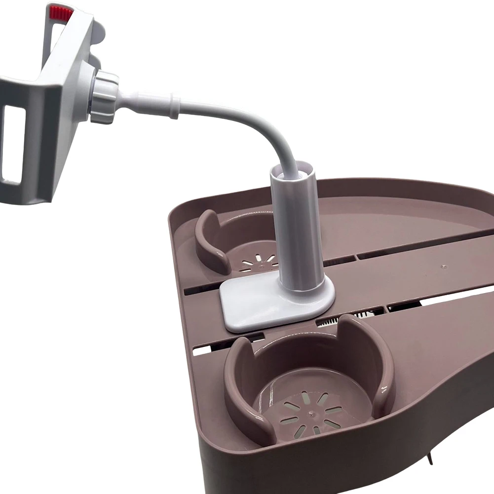 Нескользящий поднос для спа-салона 3 в 1, боковой столик, подстаканник и держатель для телефона, регулируемый поднос для гидромассажной ванны, стол для уличных надувных бассейнов/Spas