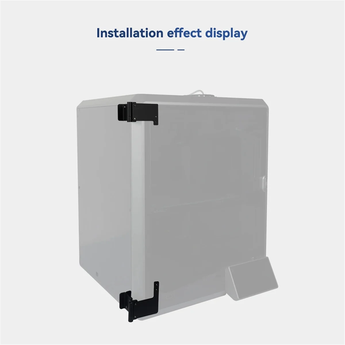 Dobradiça modificada da porta de atualização WHQT 270 °   Kit para acessórios de impressora 3D Creality K1 para Creality K1 Fácil instalação