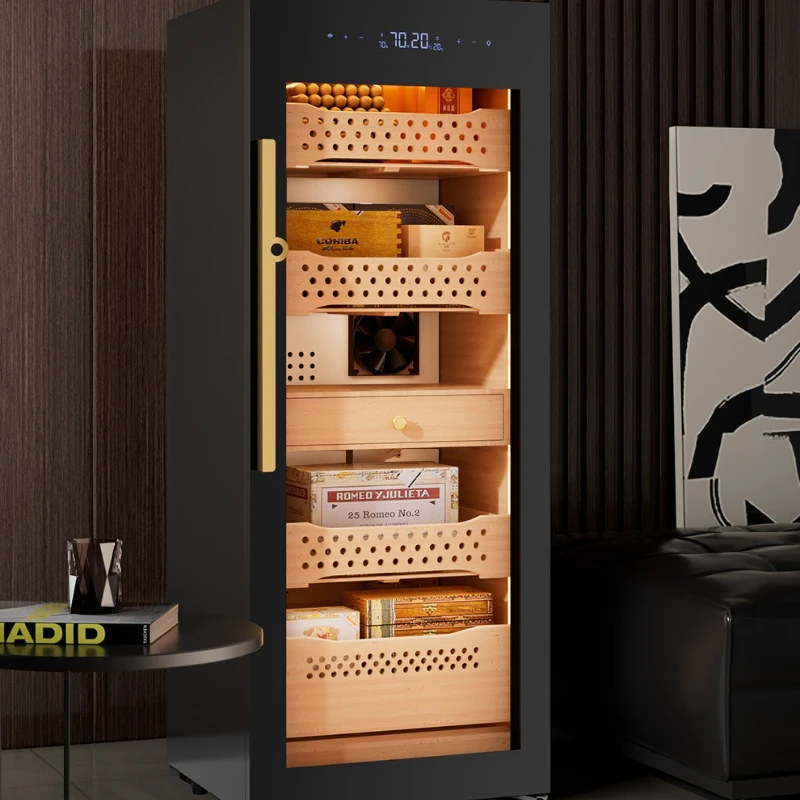 

V3 cigar cabinet constant temperature and humidity cabinet moisturizing cabinet small cigarette cabinet household snow