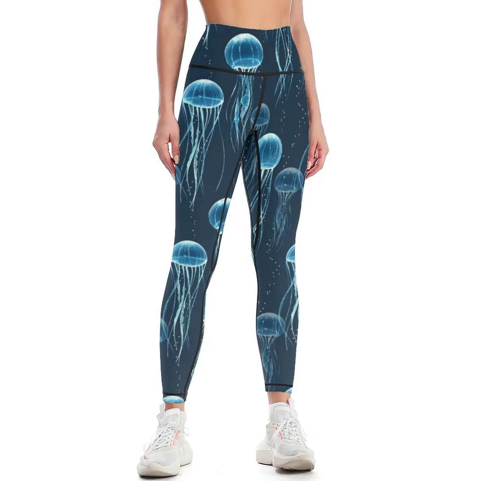 

Glowing jellyfish Leggings sport pants Fitness's gym clothes Sports pants woman fitness set gym Womens Leggings