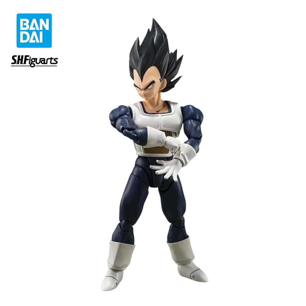 Original BANDAI SHF Dragon Ball Z Bejta Yonsei Vegeta Super Saiyan Combats PVC Anime Figure Action Figures Model Toys