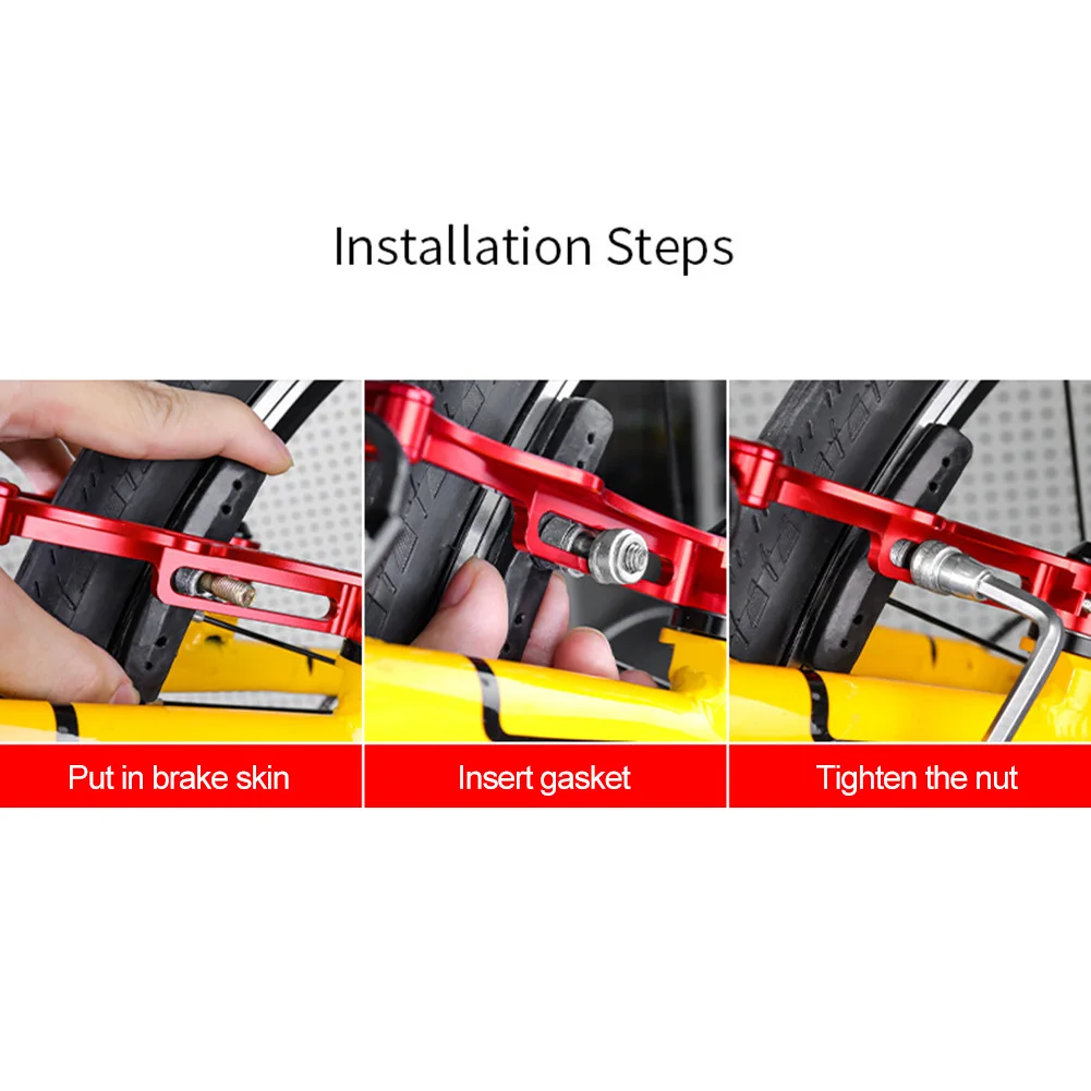 

Совершенно новые высококачественные тормозные колодки с V-образным вырезом для велосипеда, девственная резина 14-26 дюймов, 2 пары для легкого MTB 451/700C