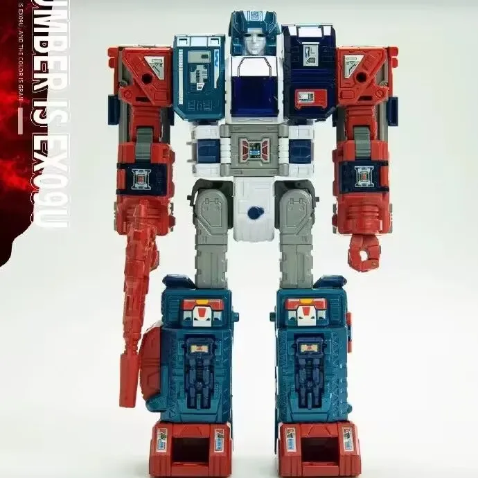 En STOCK nuevo VER transformación ZETA TOYS EX-09 EX09 EX09U EX-09U fortaleza Maximus edición MATELLIC figura de acción Robot juguete