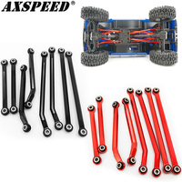 AXSPEED Metal Chassis Links Linkage for 1/18 RC Crawler Car TRX4M F150 K10 High Trail Upgrade Accessories