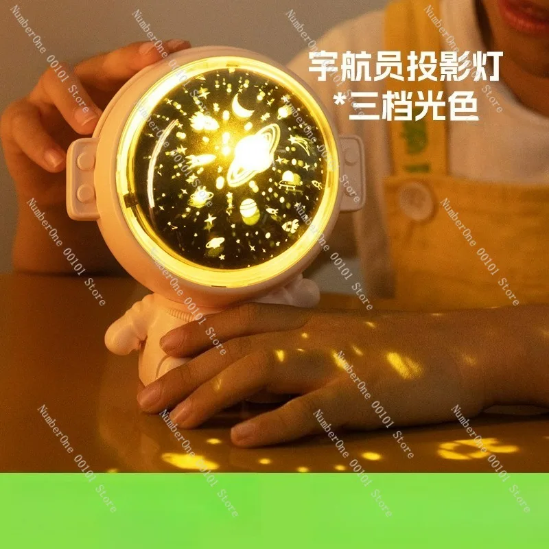 Creative Projection Light Children's Bedroom Sleeping Music Atmosphere Projection Night Light