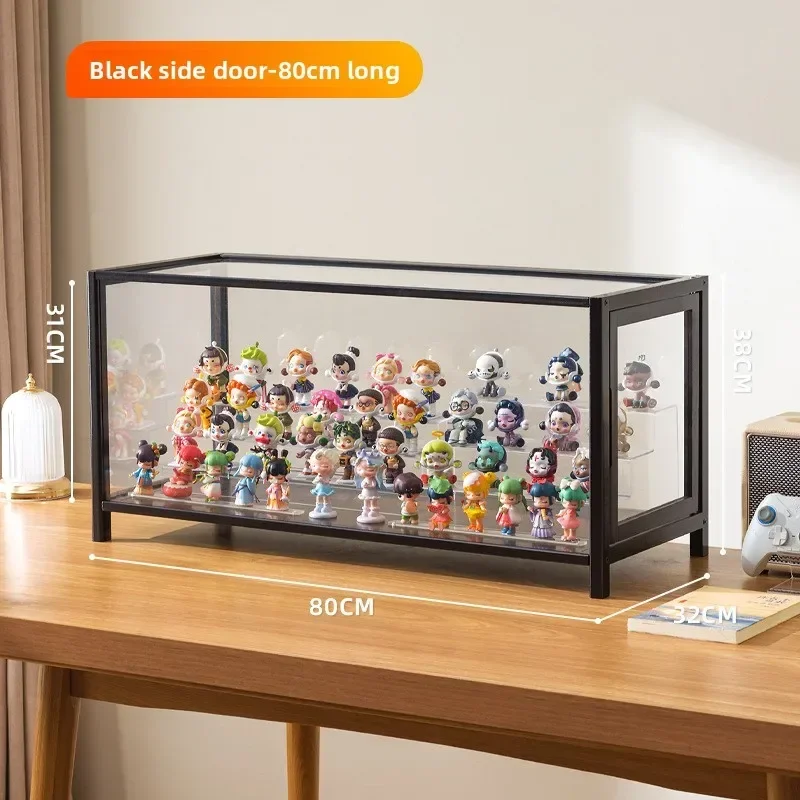 Figure Cabinet Wine Cabinet Toy Storage Rack Display Cabinet Household Sub-dustproof Transparent Cabinet Lego Display Cabinet