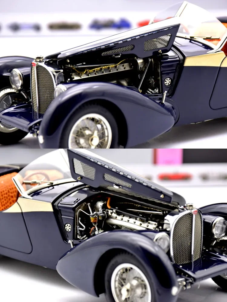 CMC 1:18 57SC كورسيكا محاكاة طبعة محدودة جميع سبائك معدنية مفتوحة ثابتة سيارة لعبة مجسمة هدية #4