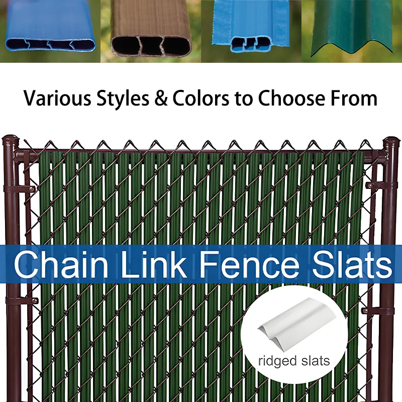 Fence, with PVC Coated Anti-corrosion Finish, Outdoor Chain Link Barrier, with Customizable Size, Waterproof Garden Enclosure